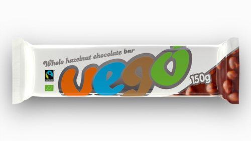 Vego Whole hazelnut chocolate bar bio 150g